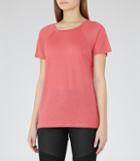 Reiss Tamara - Womens Jersey T-shirt In Pink, Size S