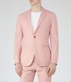Reiss Ringo B - Mens Slim Wool Blazer In Pink, Size 34