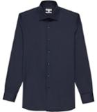 Reiss Zinc - Mens Slim Stretch Shirt In Blue, Size Xs