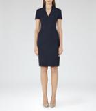 Reiss Indis Dress - Tailored Dress In Blue, Womens, Size 0