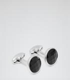 Reiss Chessboard Crystal-embellished Cufflinks