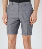 Reiss Buckingham S - Check Shorts In Blue, Mens, Size 30