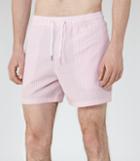 Reiss Seaside - Striped Swim Shorts In Pink, Mens, Size Xs
