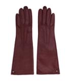 Reiss Starling - Dents Long Leather Gloves In Red, Womens, Size S