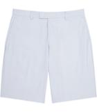 Reiss Montgomery - Mens Twill Cotton Shorts In Blue, Size 30