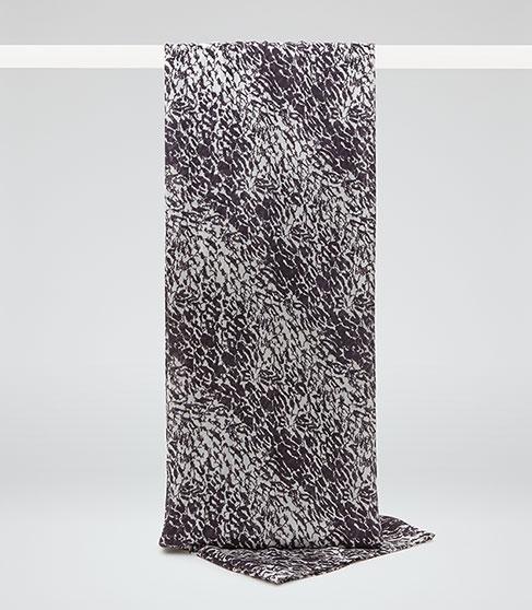 Reiss Marco Abstract Print Scarf