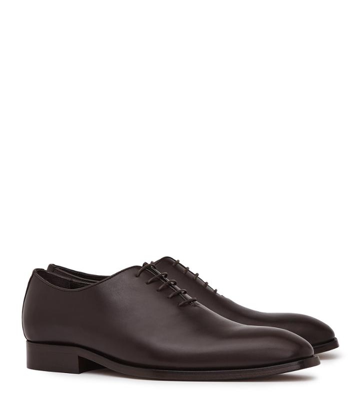 Reiss Kolin - Wholecut Leather Shoes In Brown, Mens, Size 8