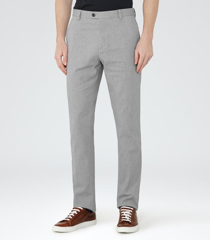 Reiss Horatio - Mens Slim-leg Trousers In Grey, Size 28