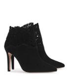 Reiss Peyton - Womens Laser-cut Ankle Boots In Black, Size 4