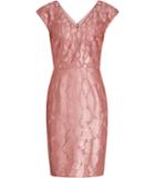Reiss Nora - Womens Devore Dress In Pink, Size 4
