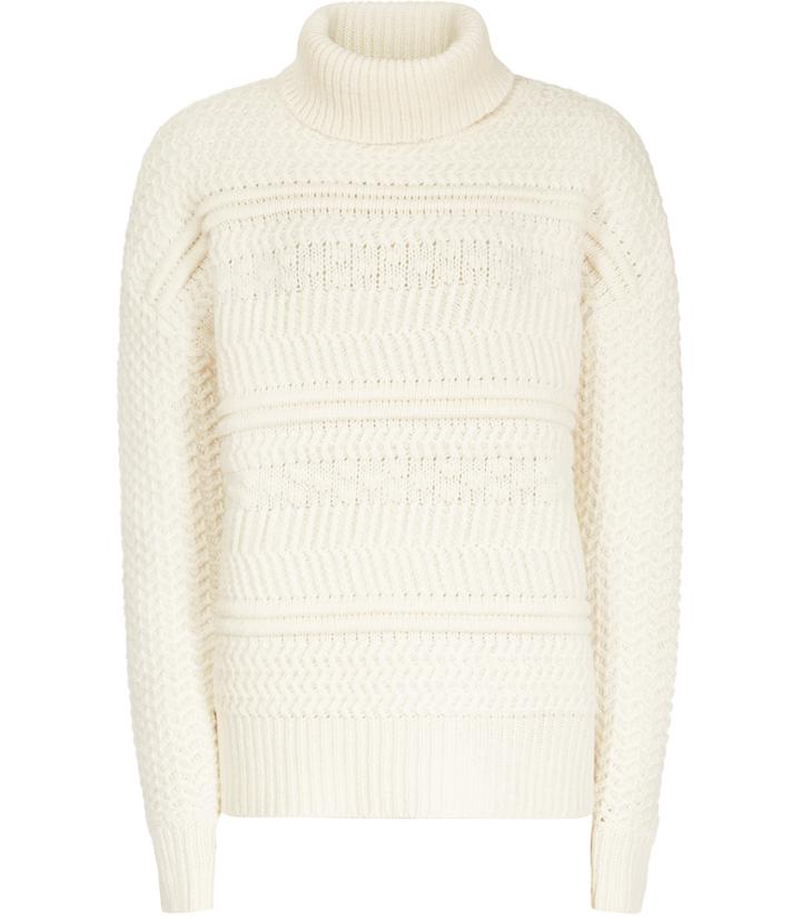 Reiss Austen - Womens Chunky Roll-neck Jumper In White, Size S