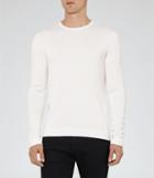 Reiss Watson - Mens Textured Jumper In Brown, Size M