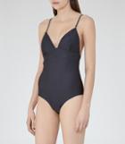 Reiss Ferreira - Triangle-top Swimsuit In Blue, Womens, Size Xs