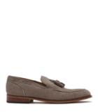 Reiss Patrick - Mens Suede Tasselled Loafers In Grey, Size 7
