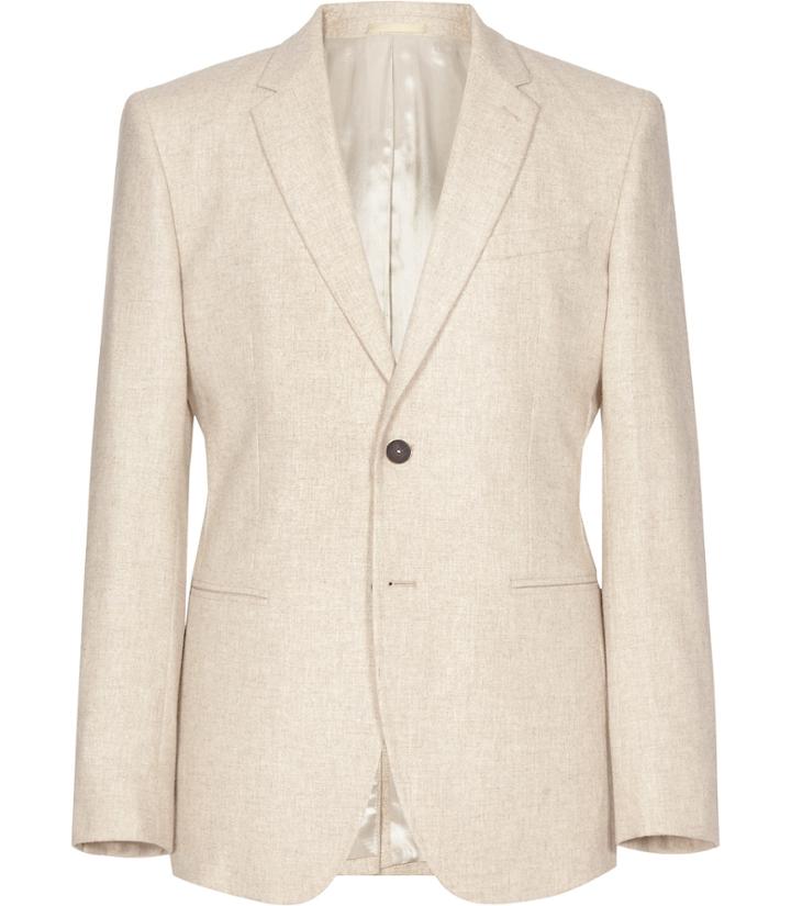Reiss Saunders B - Mens Notch Lapel Blazer In Brown, Size 36