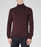 Reiss Observe - Mens Rollneck Jumper In Purple, Size S