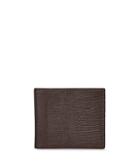 Reiss Mister Print - Leather Billfold Wallet In Brown, Mens