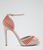 Reiss Dakota Satin-detail Sandals