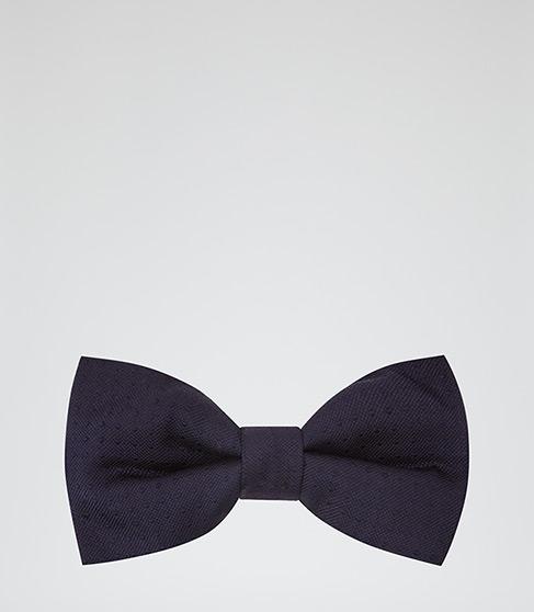 Reiss Roco Silk Dotted Bow Tie