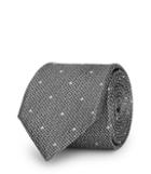 Reiss Kesher - Polka Dot Silk Tie In Grey, Mens
