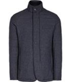 Reiss Hector - Mens Quilted Jacket In Blue, Size Xs