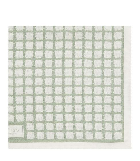Reiss Madrid Square Print Pocket Square