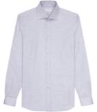 Reiss Pierre - Mens Linen Shirt In Grey, Size Xs