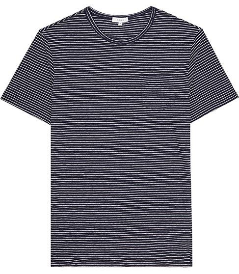 Reiss Tropics Linen Mix T-shirt
