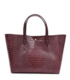 Reiss Louie - Womens Open-top Tote In Red, Size One Size
