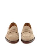 Reiss Cooper - Mens Suede Penny Loafers In Brown, Size 10
