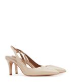 Reiss Alexa - Mid-heel Court Shoes In White, Womens, Size 6