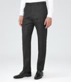Reiss Saunders T - Tailored Trousers In Black, Mens, Size 28