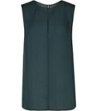 Reiss Gemini - Womens Keyhole-detail Top In Green, Size 4