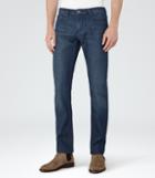 Reiss Kraft - Mens Stretch Denim Jeans In Blue, Size 30