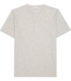 Reiss Sammy - Mens Textured Henley Shirt In White, Size S