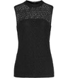 Reiss Leigh - Womens High-neck Lace Top In Black, Size Xs