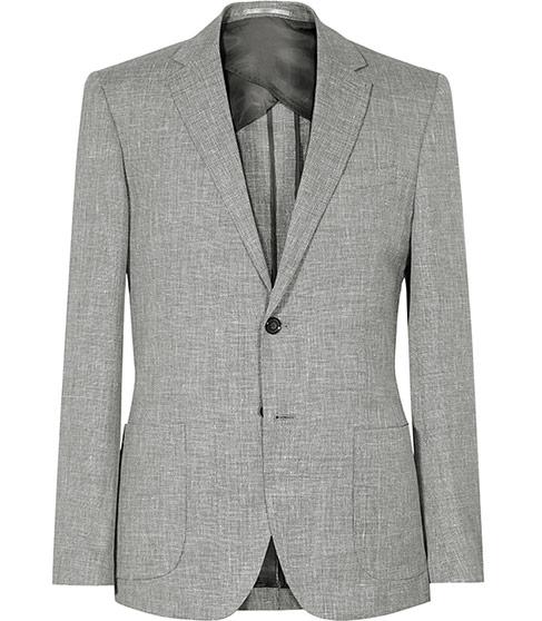 Reiss Tate B Wool And Linen Blazer