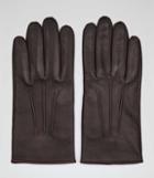 Reiss Pauly - Mens Formal Leather Gloves In Brown, Size S