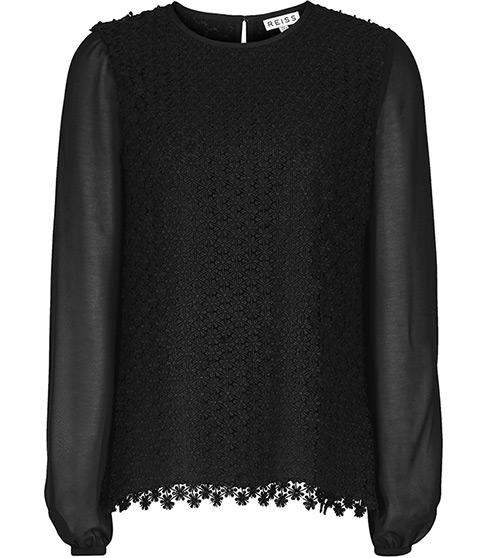 Reiss Villa Lace-body Blouse