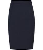 Reiss Indi Skirt - Womens Textured Pencil Skirt In Blue, Size 4