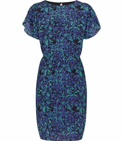 Reiss Garland Graphic Print Dress