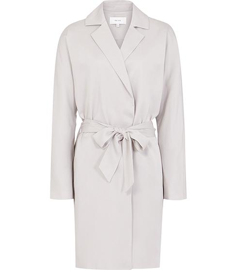 Reiss Manhattan Fluid Trench Coat