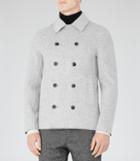 Reiss Comodor - Mens Wool And Cashmere Coat In Grey, Size S