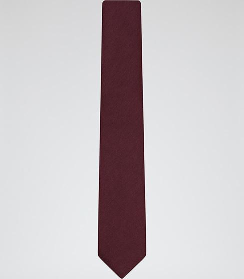 Reiss Contra Plain Wool Tie