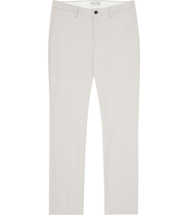 Reiss Bennett - Mens Straight Leg Chinos In Brown, Size 28