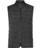Reiss Mortimer - Mens Quilted Gilet In Black, Size Xs