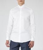 Reiss Angeles - Cutaway Collar Shirt In White, Mens, Size S