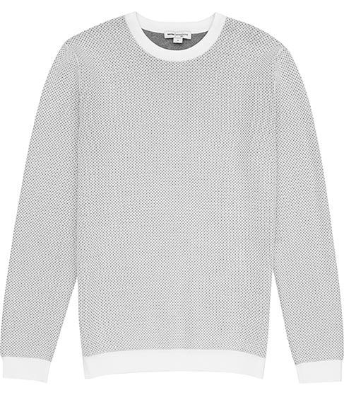 Reiss Jester Contrast Weave Jumper
