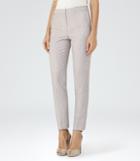 Reiss Virginia Trouser - Slim-leg Trousers In Pink, Womens, Size 0