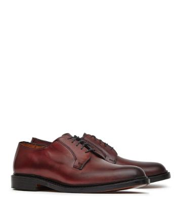 Reiss Leeds 2 - Mens Allen Edmonds Leather Shoes In Red, Size 7